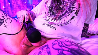 Solo ladyboy masturbation