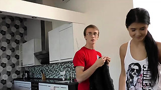 HUNT4K. Young cuckold watches how his beautiful GF