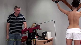 Ines2 Spanking Machine - Bare Back Whipping