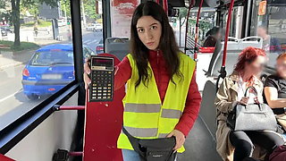 Bus Conductor Caught Cheating Passengers and Complies with Officer's Demands