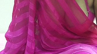 Tight Pussy Desi Bhabhi in Saree Fucked Hard by Devar in Hindi Audio