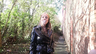 Using a Stranger as Her Ashtray