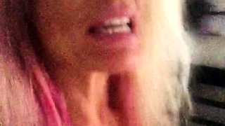 Big boobs milf masturbates with her dildo