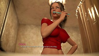 Liam gets off on Diana's pussy and spills all over her