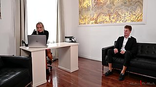 Matthew S Casting By Porn Secretary - Nina Heels