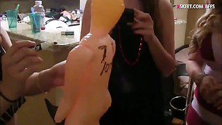 Bachelorette party turns to nasty orgy with stripper dude
