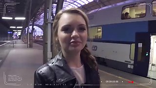 LETSDOEIT - Busty Blonde Finds a Big Cock Surprise At Her Rented Flat