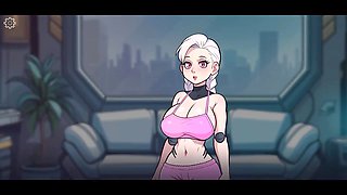 Wild hermaphrodite cartoon adventures with Loveskysan69real