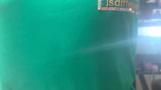 Ass Slaps & Cameltoe Play on the Bench