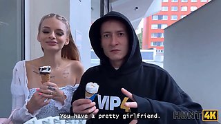 Hunt4k. blonde naomi enjoy seduced a prosperous guy with her large Natural Tits in front of her bf
