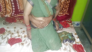 New hot and beautiful bhabhi having romance with her husband.