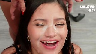 Ass fucking blowjob DP busty big boobs