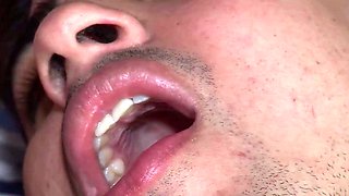 Skinny latino twunk analbouncing on DILF