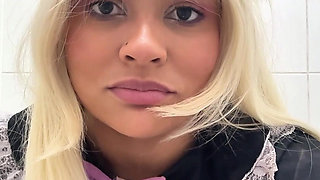 Public Toilet Farts at Cosplay Con - Gassy BBW in Cosplay