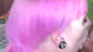 Truly Amazing Bukkake with Inked Babes Piggy and Rosa Part 1