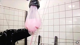 Fat and bad wife makes her husband s dick suckle milk from his ass: Big Ass, Anal  Hardcore Porn