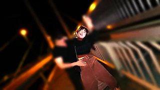 Asian slut Kana Kawai double blowjob and hardcore sex