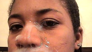 Black and white cocks for nasty ebony