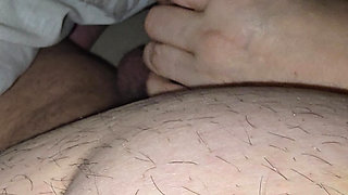 Step mom hand slip into Indian step son big dick in