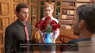 Perfect marriage: husband catches his wife in the office with another guy