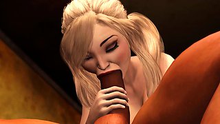 Monk Plays With Beautiful Married Woman In The Church