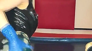 Two Latex Goddesses, Latex Outfits, Sweat, Latex Vacuum Bed