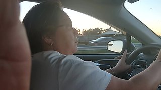 Cigar Exhibitionist Dawn on the Highway