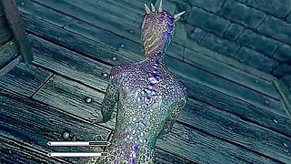 Car Toon - Lusty Argonian Maid Spreads Her Legs