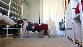 Fat bbw amateur stripping tease