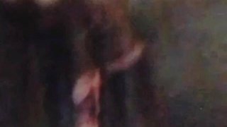 Fingering and Rubbing Clitoris on Video Call Wet Pussy Black