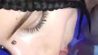 Lucifera Gives Me an Amazing Blowjob with Her Split Tongue