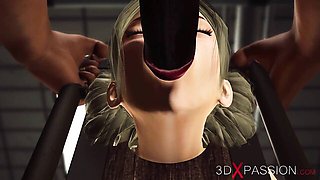 Enticing lady-love - extreme deepthroat clip - 3DXPassion