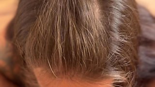 Just Look at This Latina with a Big Ass and Tits, Hotly Taking Cum on Her Hairy Pussy, Don't Pass by
