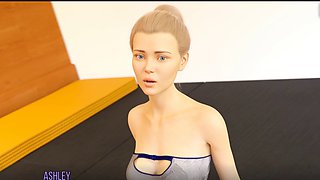 Misskitty2k shows off her camel toe at the University of Problems