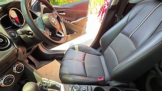 So Hot! I Drive a Car Naked
