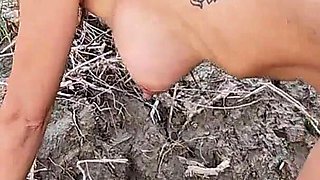 Fucked by a Huge Cock on an Italian Nudist Beach.