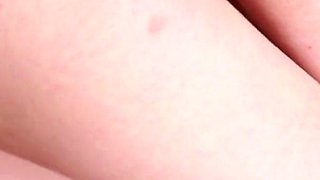 Cute blonde stepdaughter sucks off her stepdad's big dick