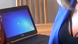 Office Slut Seduces Her Boss for a Raise - Shameless Cock Tease