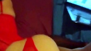 Miss Lingerie Offers Her Butt to a Lucky POV Viewer