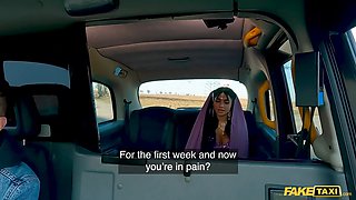 Car fuck with buxom Indian Yasmina Khan - Fake Taxi