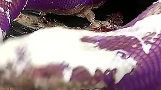 Horny Blonde Step Sisters Smeared with Vanilla Cream and Masturbates Pussy