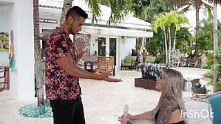 American Girl Oiled up Her Ass and Took a Fake Dick