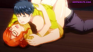 Hentai - I touched her pussy and she got very wet