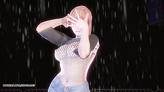 [mmd] Gwsn - I Cant Breat Kasumi Sexy Striptease Doa Uncensored Hentai