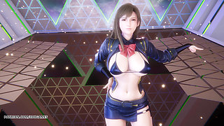 Chung Ha - Algorithm Tifa Lockhart Sexy Striptease Final Fantasy Hentai Uncensored