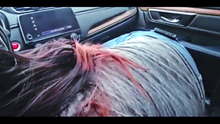 Smoking Blowjob in Car After the First Date