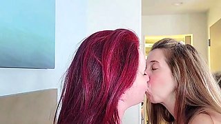 Beautiful girl with three guys foursome Blondes Group Sex