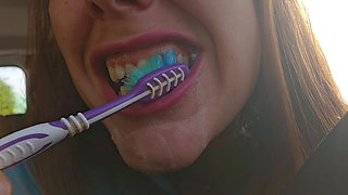 Toothbrushing on My Car