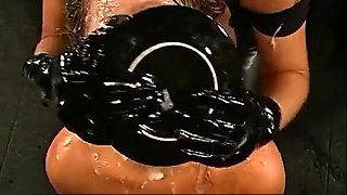 Wild Threesome Fucking with Huge Dick and Big Boobs Babe Pissing Fuck