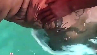 Me in the Condominium Pool